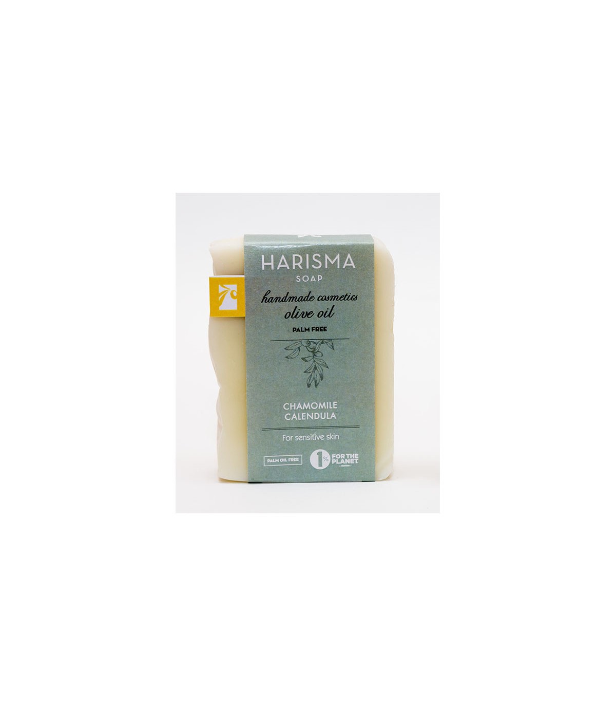 Olive Oil Soap Chamomile & Calendula - Harisma Soap - 100 g