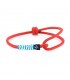 Constantin Maritime Wristband out of Sail Rope, Red